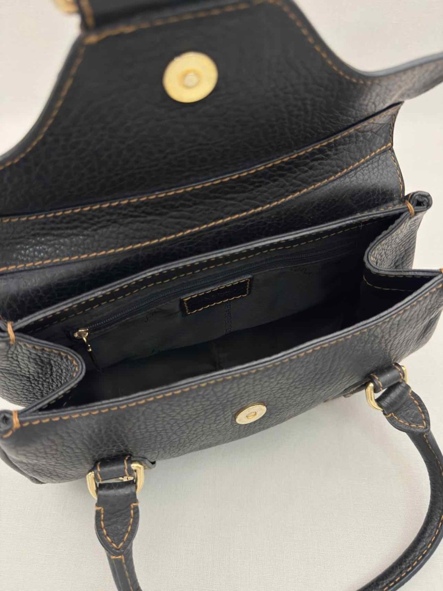 Pre-loved DOLCE & GABBANA D-Ring Black Top Handle at Reems Closet