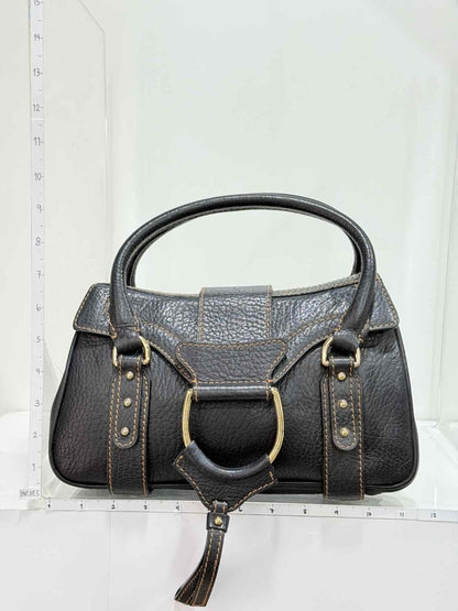 Pre-loved DOLCE & GABBANA D-Ring Black Top Handle at Reems Closet