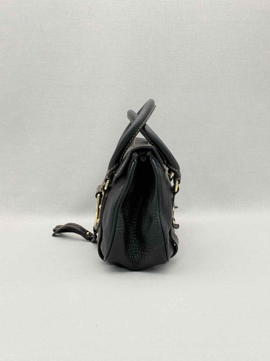 Pre-loved DOLCE & GABBANA D-Ring Black Top Handle at Reems Closet