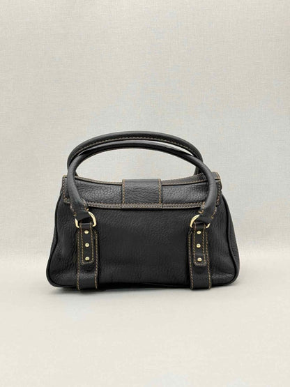 Pre-loved DOLCE & GABBANA D-Ring Black Top Handle at Reems Closet