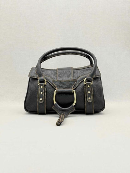 Pre-loved DOLCE & GABBANA D-Ring Black Top Handle at Reems Closet