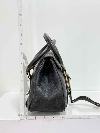 Pre-loved DOLCE & GABBANA D-Ring Black Top Handle at Reems Closet