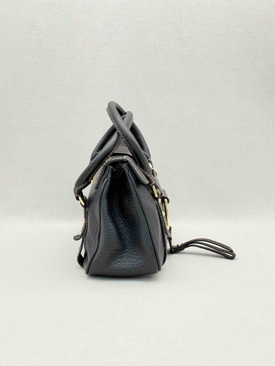 Pre-loved DOLCE & GABBANA D-Ring Black Top Handle at Reems Closet