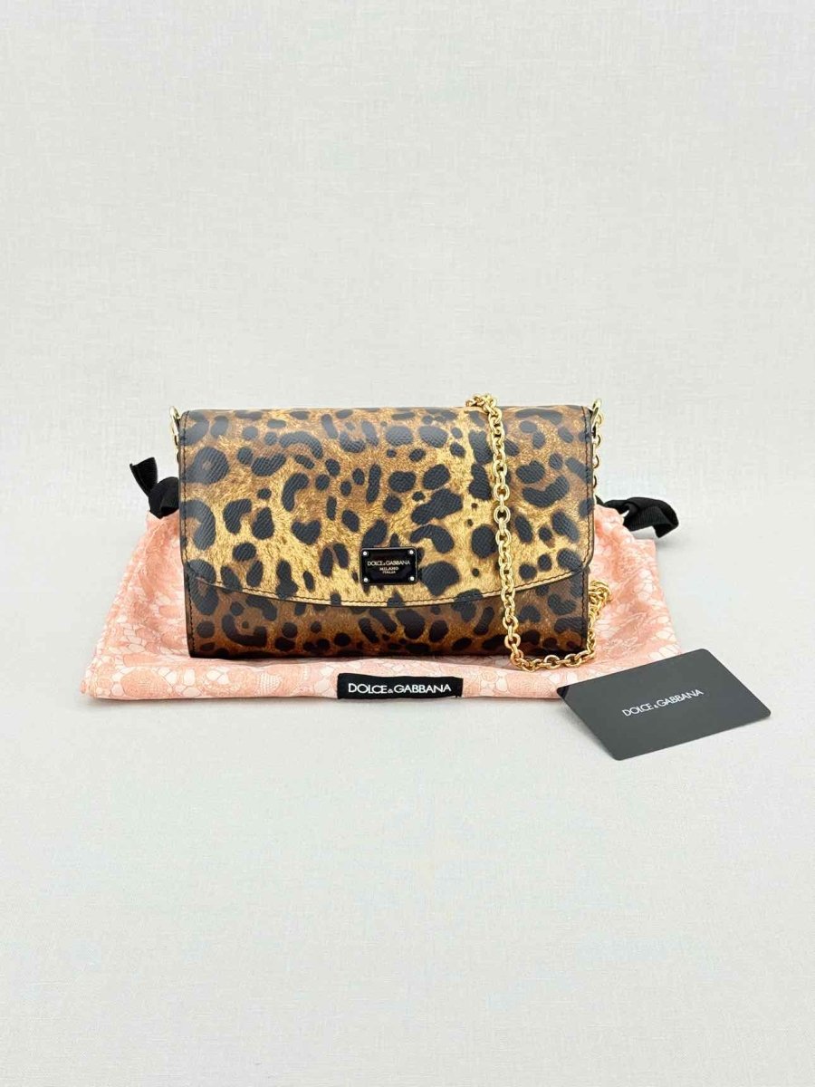 Pre - loved DOLCE & GABBANA Dauphine Brown Shoulder Bag at Reems Closet