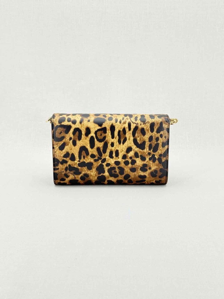 Pre - loved DOLCE & GABBANA Dauphine Brown Shoulder Bag at Reems Closet