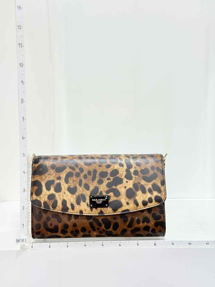 Pre - loved DOLCE & GABBANA Dauphine Brown Shoulder Bag at Reems Closet