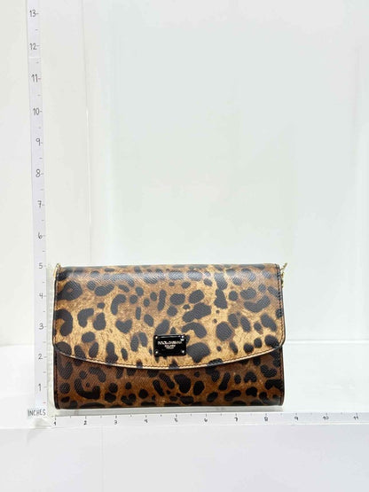 Pre - loved DOLCE & GABBANA Dauphine Brown Shoulder Bag at Reems Closet