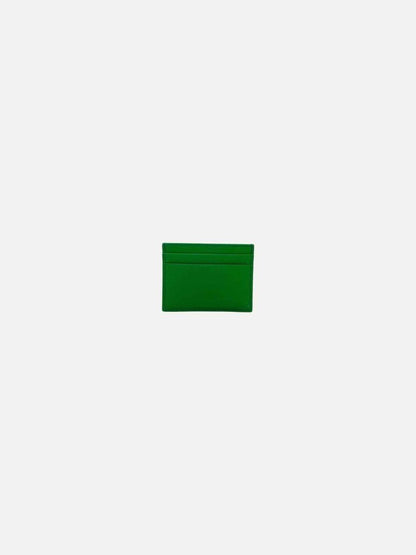 Pre - loved DOLCE & GABBANA Dauphine Green Card Holder at Reems Closet