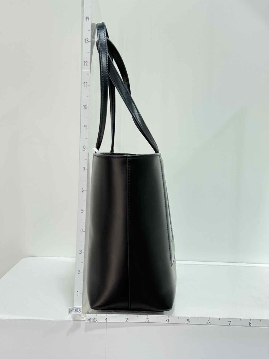 Pre - loved DOLCE & GABBANA DG Logo Black Embossed Tote Bag at Reems Closet