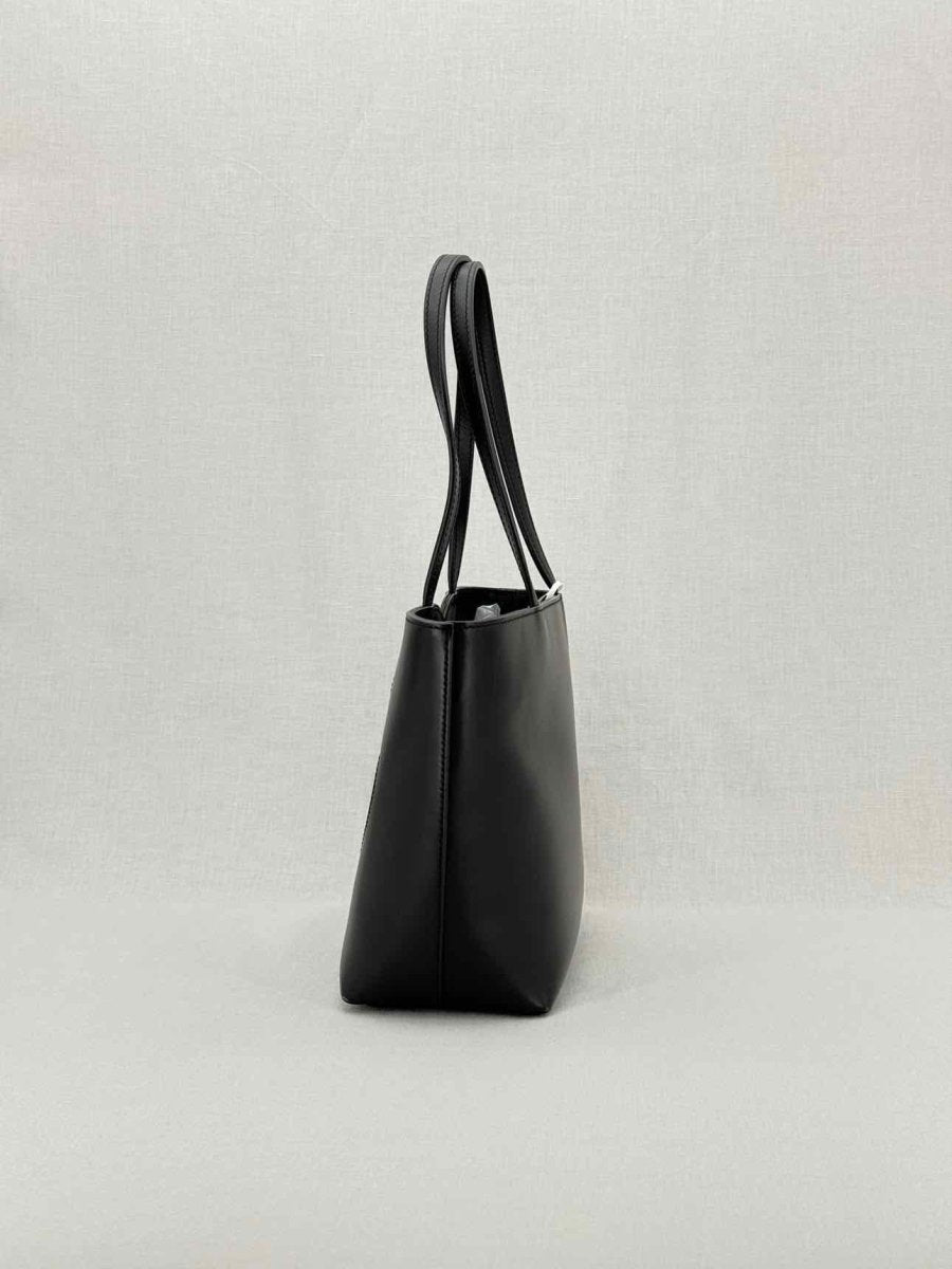 Pre - loved DOLCE & GABBANA DG Logo Black Embossed Tote Bag at Reems Closet