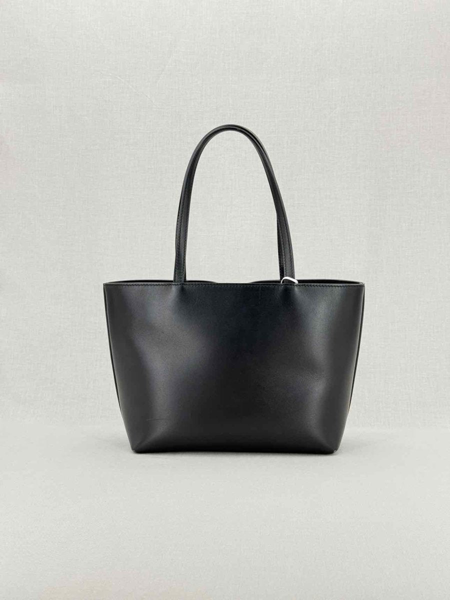 Pre - loved DOLCE & GABBANA DG Logo Black Embossed Tote Bag at Reems Closet
