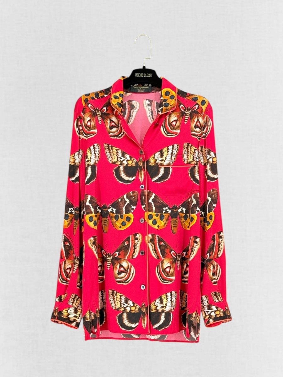 Pre - loved DOLCE & GABBANA Exclusive Red Multicolor Outfit Set US2 at Reems Closet