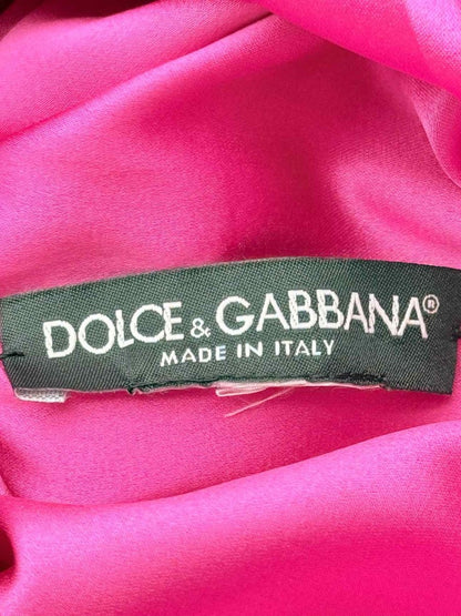 Pre - loved DOLCE & GABBANA Fitted Pink Size Medium Short Dress at Reems Closet