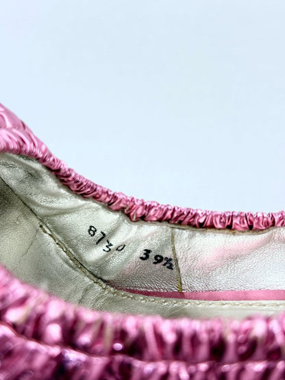 Pre - loved DOLCE & GABBANA Foil Pink EU 39.5 Pumps at Reems Closet