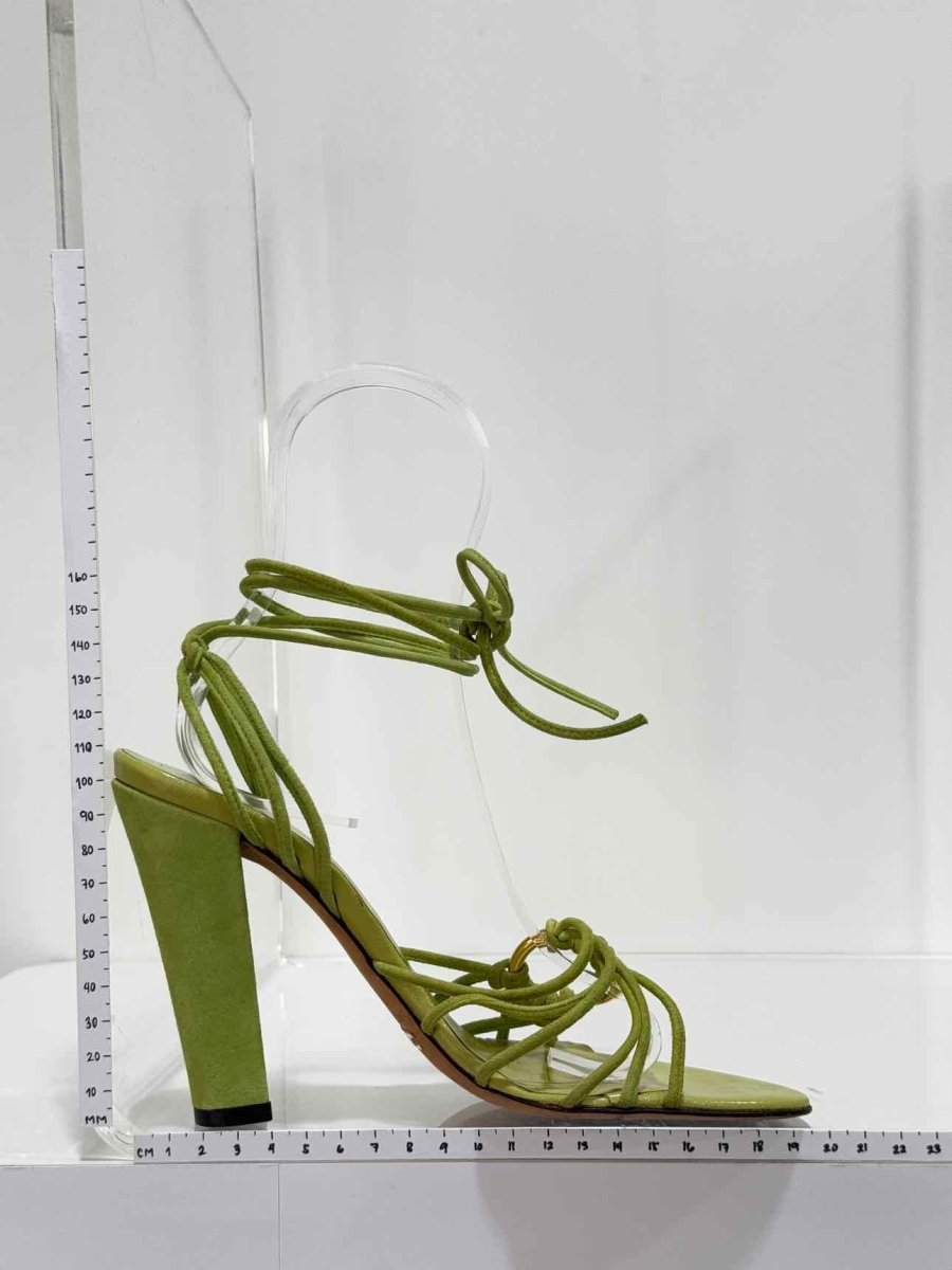 Pre - loved DOLCE & GABBANA Green Size EU 36 Heeled Sandals at Reems Closet