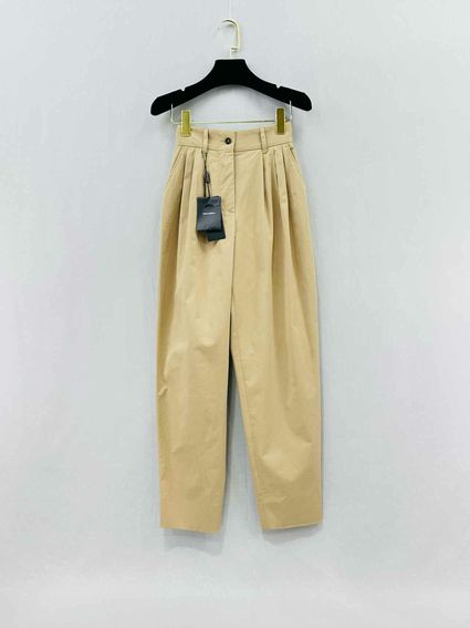 Pre - loved DOLCE & GABBANA High Waisted Beige Size US 0 Pants at Reems Closet