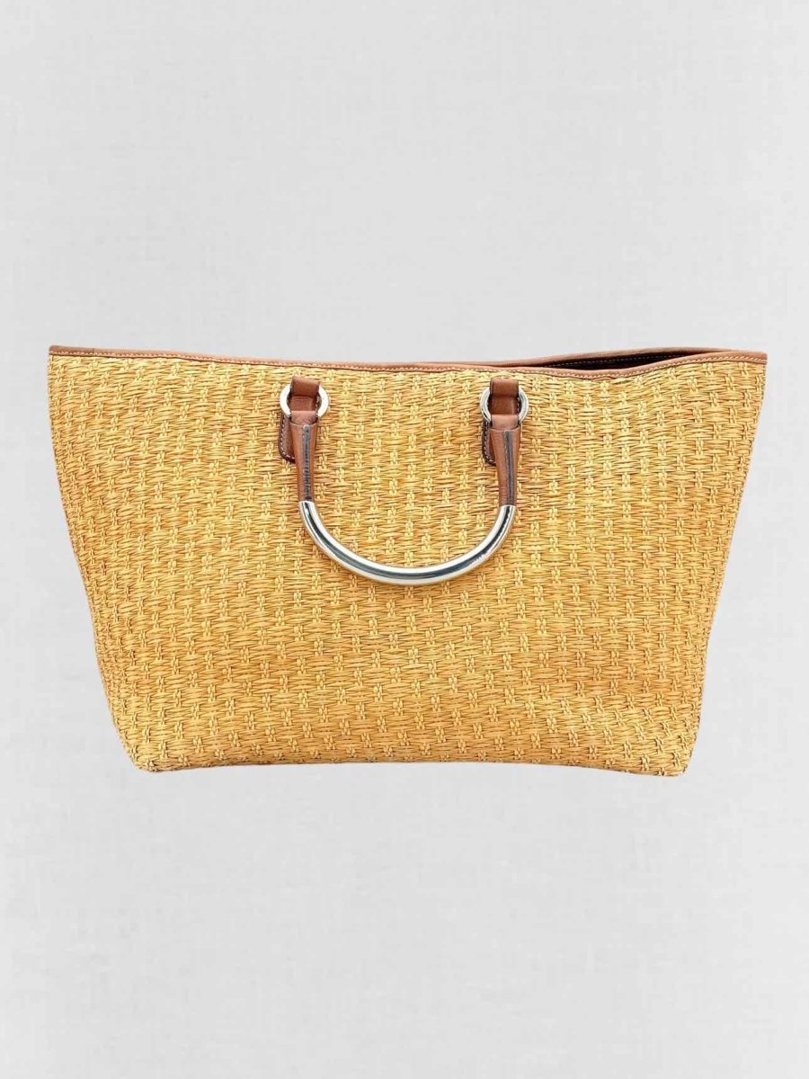 Pre - loved DOLCE & GABBANA Miss Elsie Tote Beige Tote Bag at Reems Closet