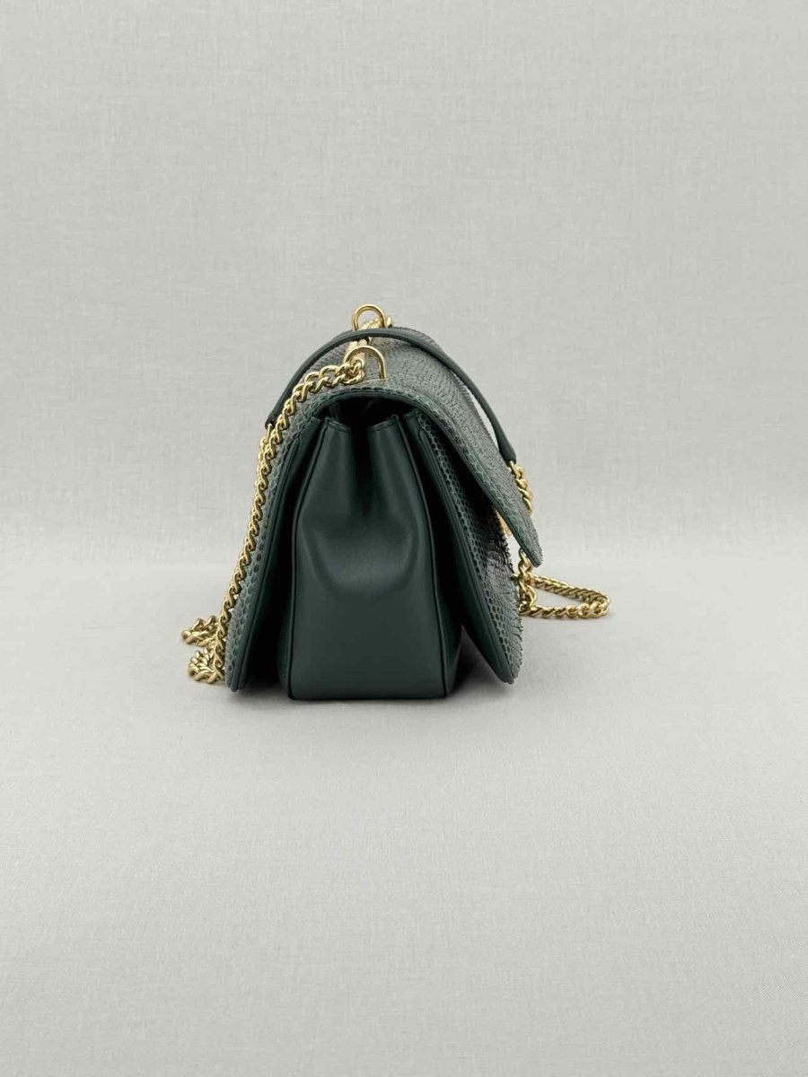 Pre - loved DOLCE & GABBANA Miss Green Shoulder Bag at Reems Closet