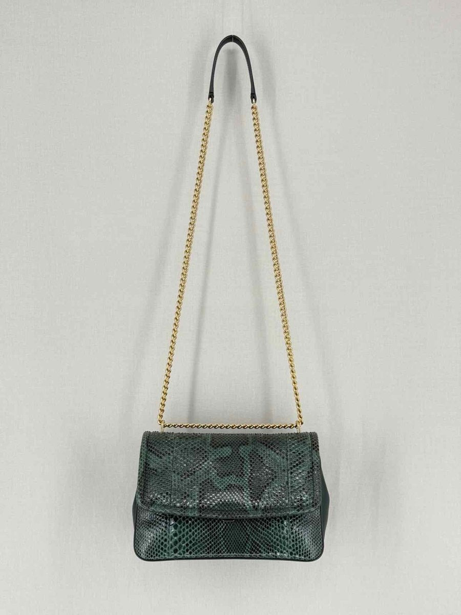 Pre - loved DOLCE & GABBANA Miss Green Shoulder Bag at Reems Closet