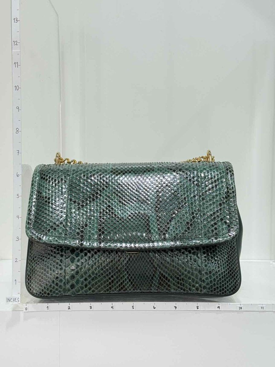Pre - loved DOLCE & GABBANA Miss Green Shoulder Bag at Reems Closet