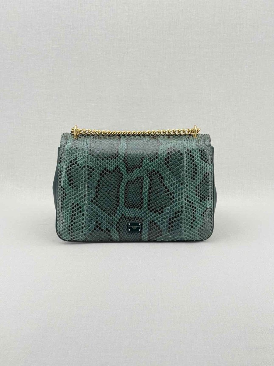 Pre - loved DOLCE & GABBANA Miss Green Shoulder Bag at Reems Closet