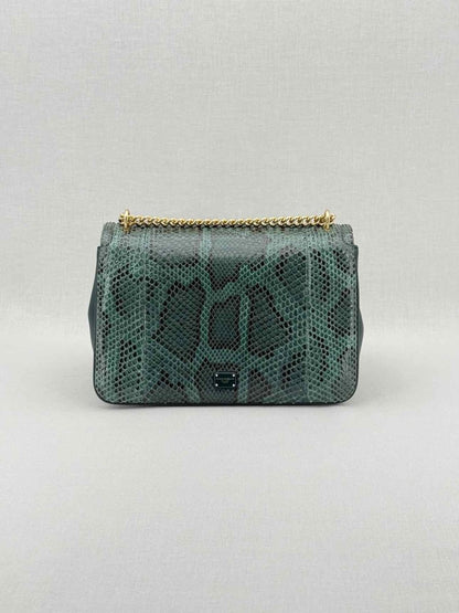 Pre - loved DOLCE & GABBANA Miss Green Shoulder Bag at Reems Closet