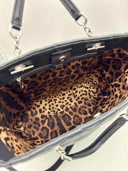 Pre-loved DOLCE & GABBANA Miss Kate Shopping Black Tote Bag at Reems Closet