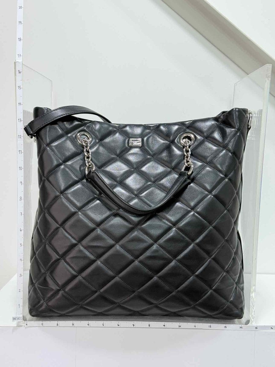 Pre-loved DOLCE & GABBANA Miss Kate Shopping Black Tote Bag at Reems Closet