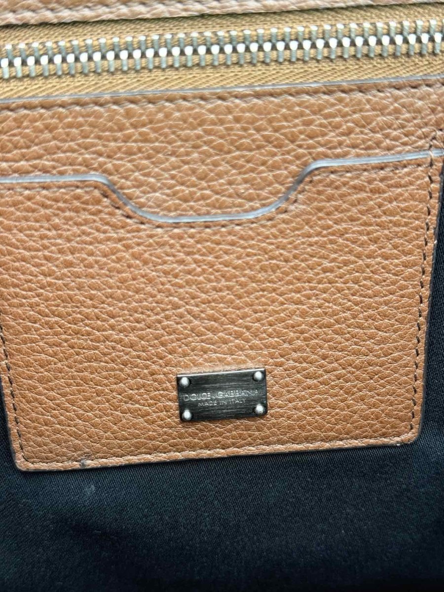 Pre-loved DOLCE & GABBANA Miss Monica Brown Top Handle at Reems Closet