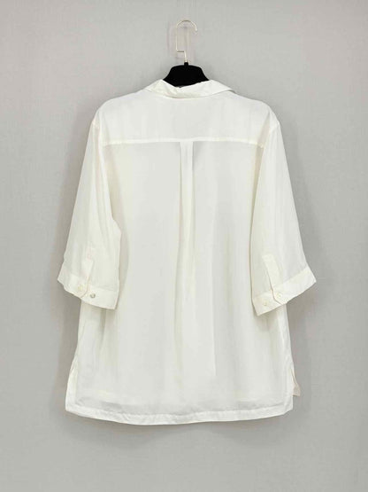 Pre - loved DOLCE & GABBANA Off - white Size US 2 Blouse at Reems Closet