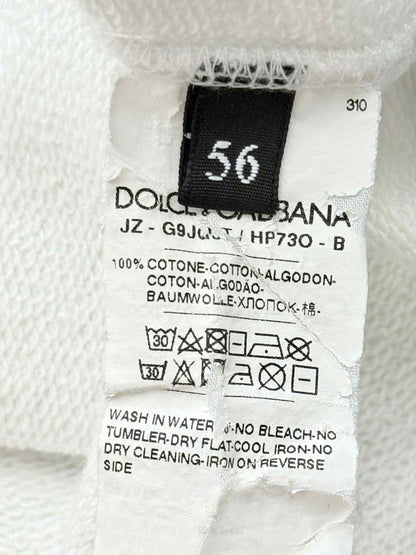 Pre - loved DOLCE & GABBANA Off - white Size XXXLarge Hoodie at Reems Closet