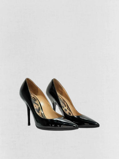 Pre - loved DOLCE & GABBANA Pointed Toe Black Size EU 39 Pumps at Reems Closet