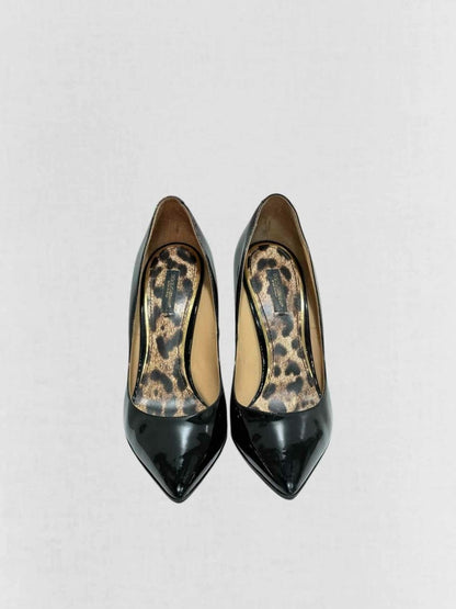 Pre - loved DOLCE & GABBANA Pointed Toe Black Size EU 39 Pumps at Reems Closet