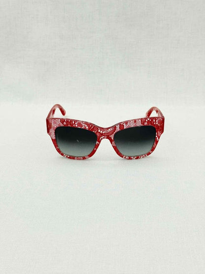 Pre - loved DOLCE & GABBANA Red Sunglasses at Reems Closet