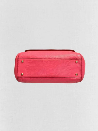 Pre - loved DOLCE & GABBANA Sicily Pink Top Handle at Reems Closet