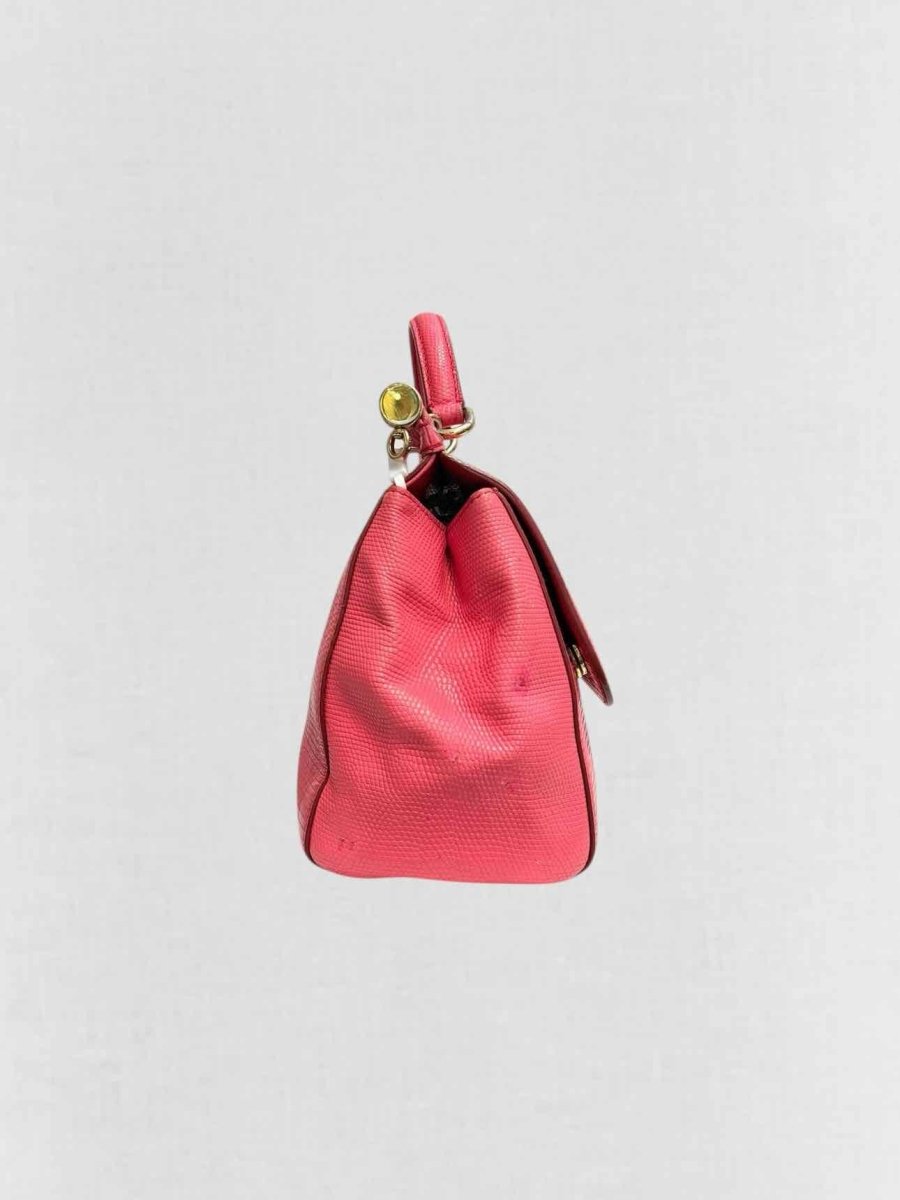 Pre - loved DOLCE & GABBANA Sicily Pink Top Handle at Reems Closet