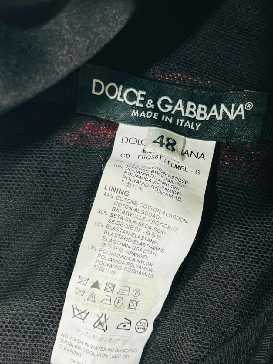 Pre - loved DOLCE & GABBANA Size US 12 Knee Length Dress at Reems Closet