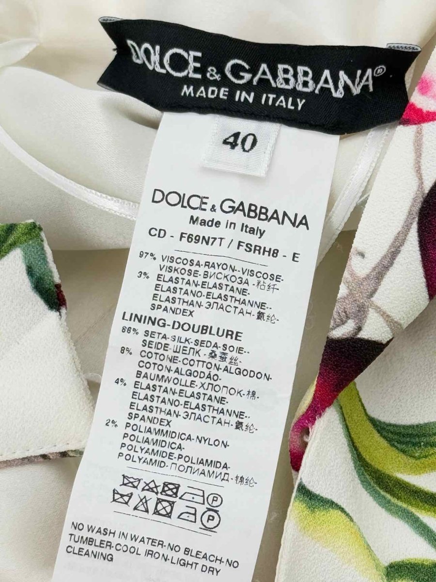 Pre - loved DOLCE & GABBANA Size US 4 Knee Length Dress at Reems Closet