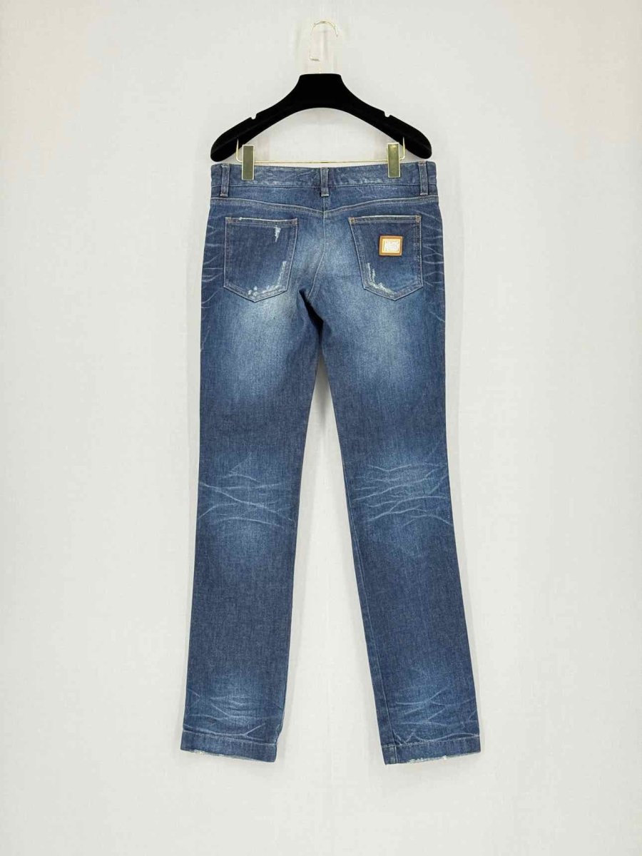 Pre - loved DOLCE & GABBANA Straight Leg Blue Size US 6 Jeans at Reems Closet