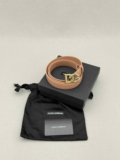 Pre-loved DOLCE & GABBANA Tan Belt at Reems Closet