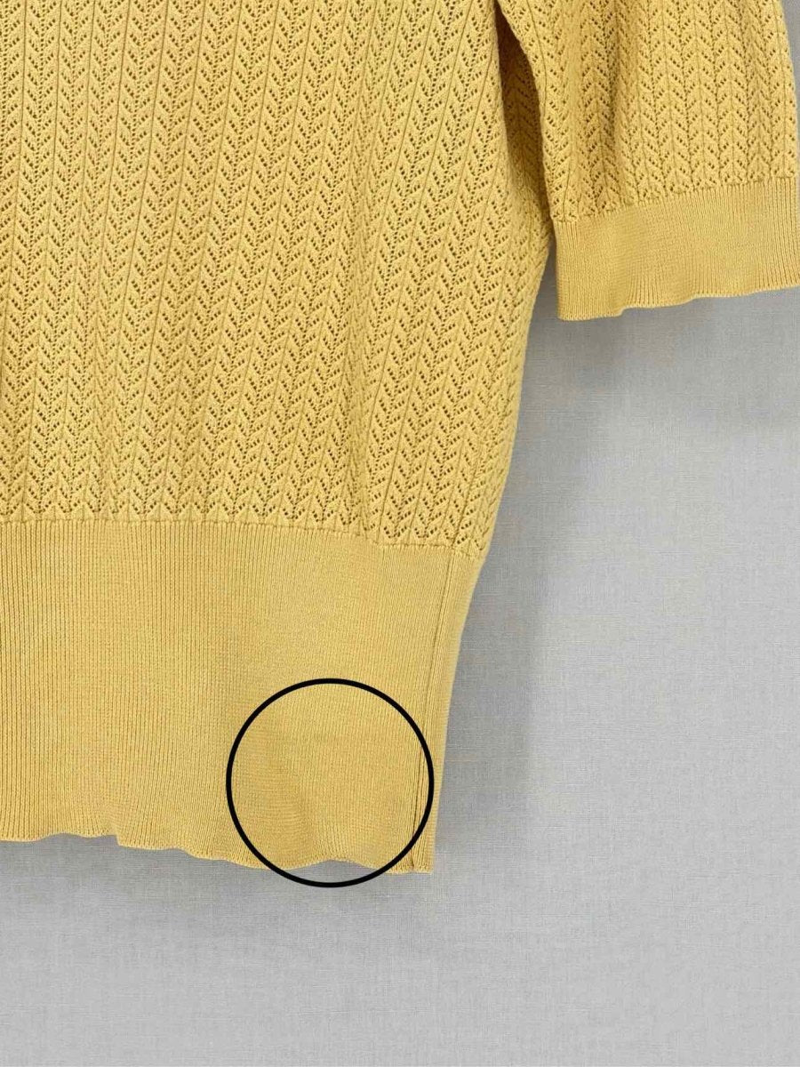 Pre - loved DOLCE & GABBANA Yellow Top at Reems Closet