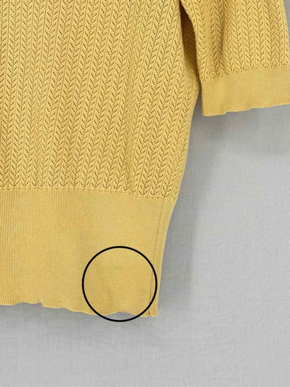 Pre - loved DOLCE & GABBANA Yellow Top at Reems Closet