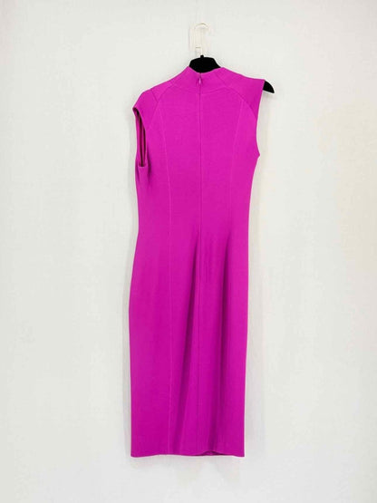 Pre-loved DONNA KARAN Fuchsia Size Small Knee Length Dress at Reems Closet