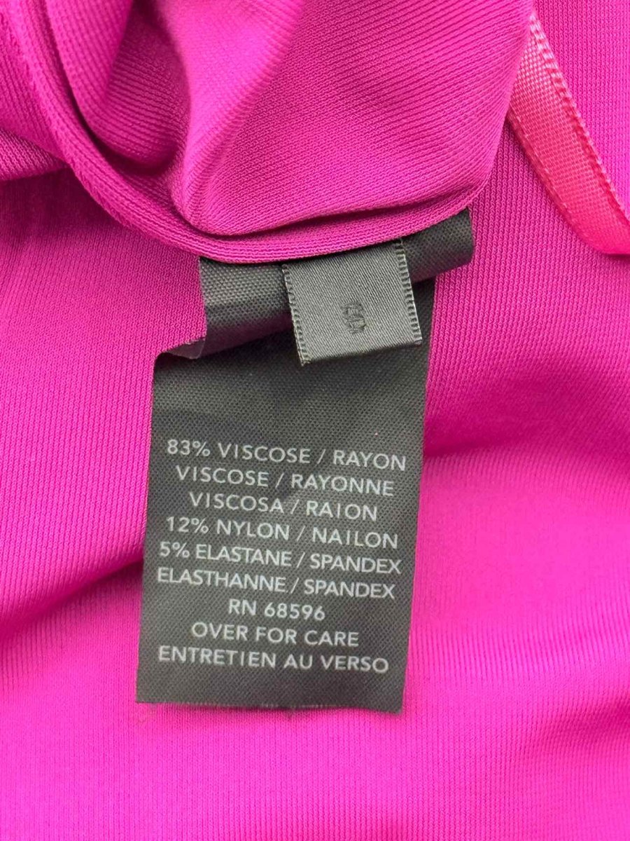 Pre-loved DONNA KARAN Fuchsia Size Small Knee Length Dress at Reems Closet