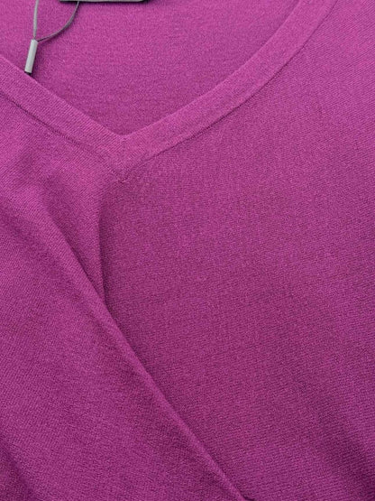 Pre - loved DONNA KARAN jumper dress Purple Size Medium Short Dress at Reems Closet