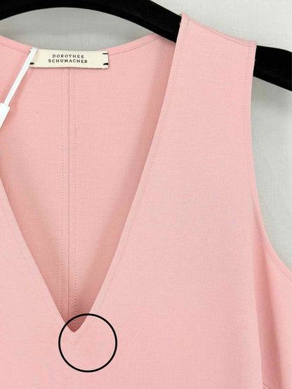 Pre - loved DOROTHEE SCHUMACHER Pink Size US 2 Top at Reems Closet