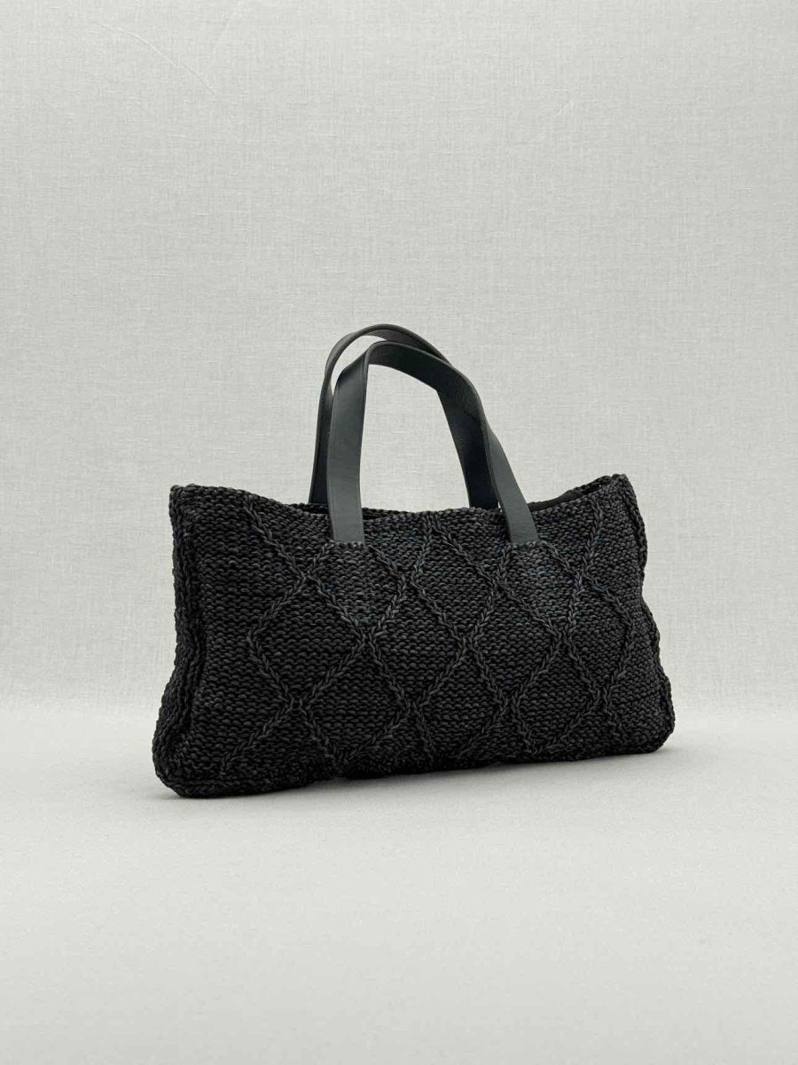 Pre - loved DRAGON Black Top Handle at Reems Closet