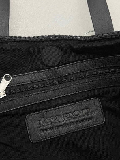 Pre - loved DRAGON Black Top Handle at Reems Closet