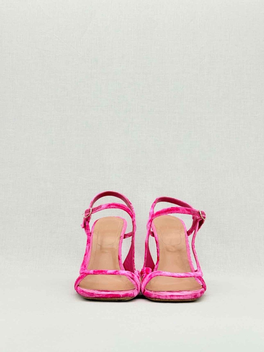 Pre - loved DRIES VAN NOTEN Pink Size EU 40 Heeled Sandals at Reems Closet