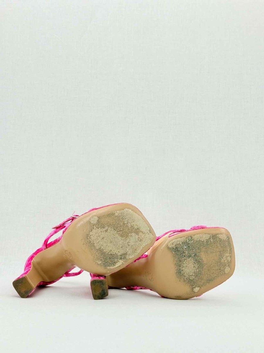 Pre - loved DRIES VAN NOTEN Pink Size EU 40 Heeled Sandals at Reems Closet